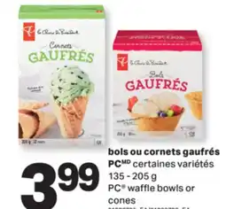 L'Intermarché BOLS OU CORNETS GAUFRÉS | WAFFLE BOWLS OR CONES, 135 - 205 g offer