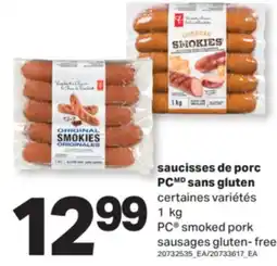 L'Intermarché SAUCISSES DE PORC SANS GLUTEN, 1 KG offer