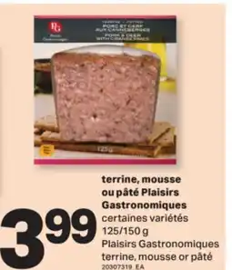 L'Intermarché TERRINE, MOUSSE OU PÂTÉ, 125/150 G offer