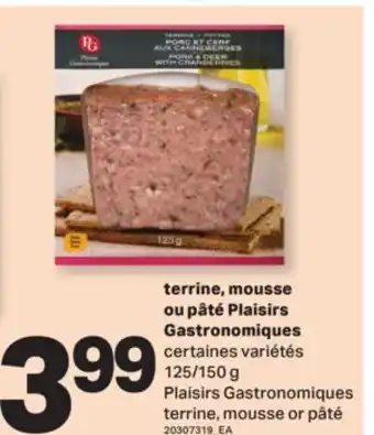 L'Intermarché TERRINE, MOUSSE OU PÂTÉ, 125/150 G offer