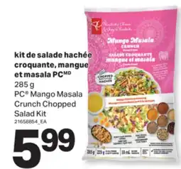 L'Intermarché KIT DE SALADE HACHÉE CROQUANTE, MANGUE ET MASALA | MANGO MASALA CRUNCH CHOPPED SALAD KIT, 285 G offer