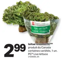 L'Intermarché LAITUE VIVANTE | LIVE LETTUCE, 1 UN offer