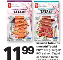 L'Intermarché SAUMON TATAKI OU THON AHI TATAKI | SALMON TATAKI OR AHI TUNA TATAKI, 130 G offer