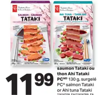 L'Intermarché SAUMON TATAKI OU THON AHI TATAKI | SALMON TATAKI OR AHI TUNA TATAKI, 130 G offer