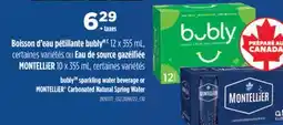 L'Intermarché BOISSON D'EAU PÉTILLANTE, 12 X 355 ML, EAU DE SOURCE GAZÉIFIÉE, 10 X 355 ML offer