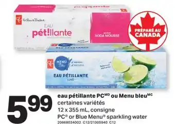 L'Intermarché EAU PÉTILLANTE | SPARKLING WATER, 12 x 355 mL offer