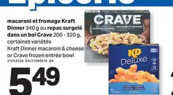 L'Intermarché MACARONI ET FROMAGE, 340 G OU REPAS SURGELÉ DANS UN BOL, 200-320 G offer