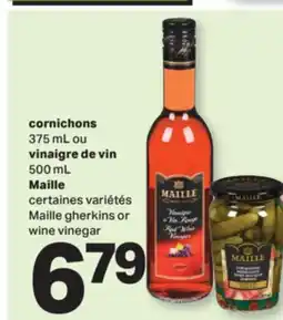 L'Intermarché CORNICHONS, 375 ML OU VINAIGRE DE VIN | GHERKINS OR WINE VINEGAR, 500 ML offer