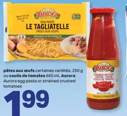 L'Intermarché PÂTES AUX ŒUFS OU COULIS DE TOMATES 660 ML | EGG PASTA OR STRAINED CRUSHED TOMATOES, 250 G offer