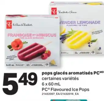 L'Intermarché POPS GLACÉS AROMATISÉS | FLAVOURED ICE POPS, 6 X 60 ML offer