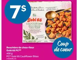 L'Intermarché BOUCHÉES DE CHOU-FLEUR GOBI 65 | GOBI 65 CAULIFLOWER BITES, 400 g offer
