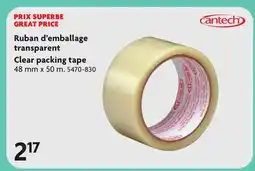 Home Hardware Clear packing tape offer