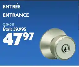 Home Hardware Bowery Entrance Collection Satin Nickel offer