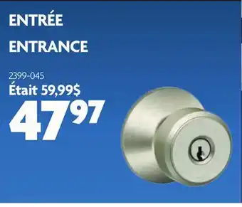 Home Hardware Bowery Entrance Collection Satin Nickel offer