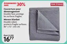 Home Hardware Movers blanket offer