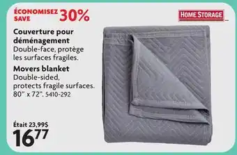 Home Hardware Movers blanket offer