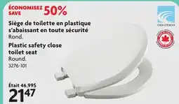 Home Hardware Plastic safety close toilet seat offer