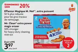 Home Hardware Mr. Clean extra power magic eraser offer