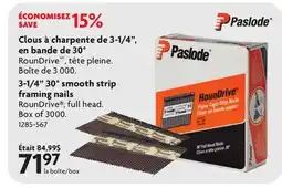 Home Hardware 3-1/4 30° Smooth Strip Framing Nails offer