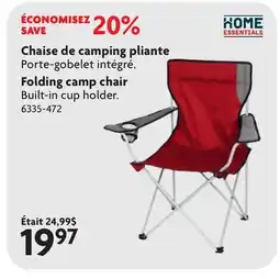 Home Hardware Folding camp chair offer