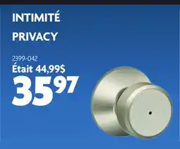 Home Hardware LATTITUDE & BOWERY DOOR HARDWARE PRIVACY offer