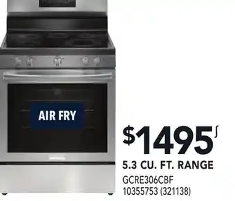 RONA 5.3 CU. FT. RANGE offer