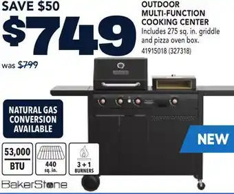 RONA OUTDOOR MULTI-FUNCTION COOKING CENTER offer