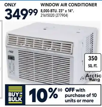 RONA ARCTIC KING WINDOW AIR CONDITIONER 8,000-BTU. 23 x 14 offer