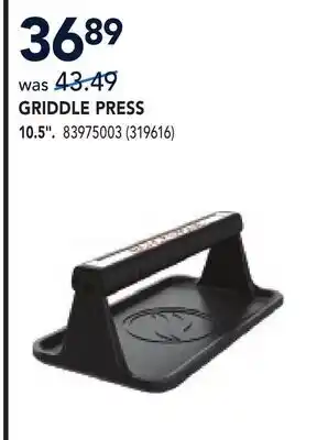 RONA GRIDDLE PRESS offer