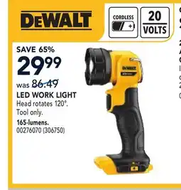 RONA LED WORK LIGHT offer