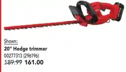 RONA 20 Hedge trimmer offer