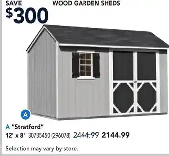RONA WOOD GARDEN SHEDS offer