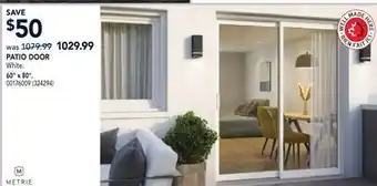 RONA METRIE PATIO DOOR offer