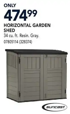 RONA HORIZONTAL GARDEN SHED offer