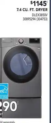 RONA 7.4 CU. FT. DRYER offer