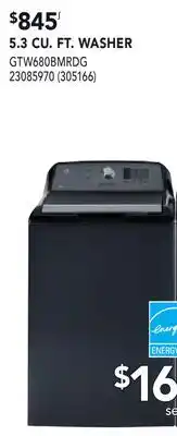 RONA 5.3 CU. FT. WASHER offer