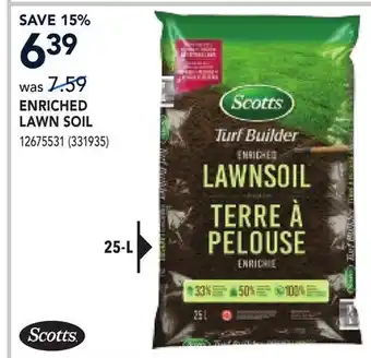 RONA ENRICHED LAWN SOIL 25-L offer