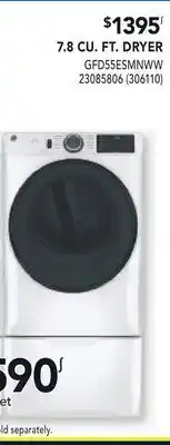 RONA 7.8 CU. FT. DRYER offer