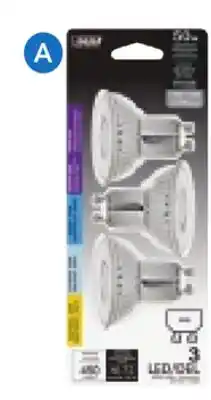 RONA FEIT colour changing LED bulbs GU10, 3-pack offer
