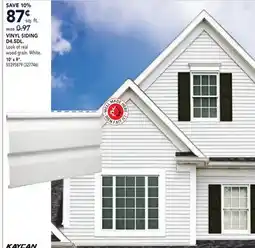 RONA VINYL SIDING D4.5DL. 10' x 9 offer