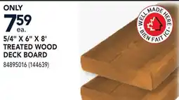 RONA 5/4 X 6 X 8' TREATED WOOD DECK BOARD offer