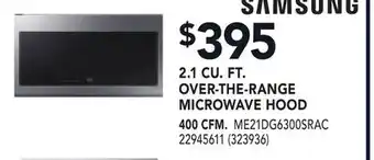 RONA 2.1 CU. FT. OVER-THE-RANGE MICROWAVE HOOD offer