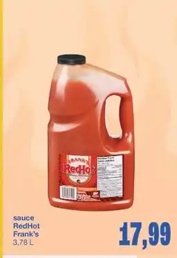 Wholesale Club SAUCE REDHOT, 3.78 L offer