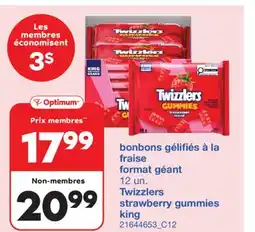 Wholesale Club BONBONS GÉLIFIÉS À LA FRAISE FORMAT GÉANT, 12 un offer