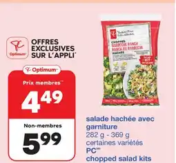 Wholesale Club SALADE HACHÉE AVEC GARNITURE, 282 g - 369 g offer