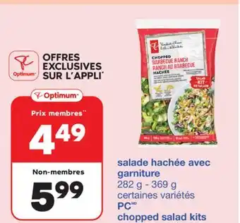 Wholesale Club SALADE HACHÉE AVEC GARNITURE, 282 g - 369 g offer