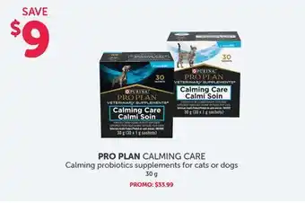 Mondou PRO PLAN CALMING CARE Calming probiotics supplements for cats or dogs offer