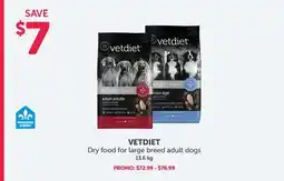 Mondou VETDIET Dry food for large breed adult dogs offer