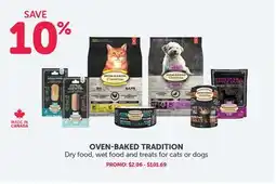 Mondou OVEN-BAKED TRADITION Dry food, wet food and treats for cats or dogs offer