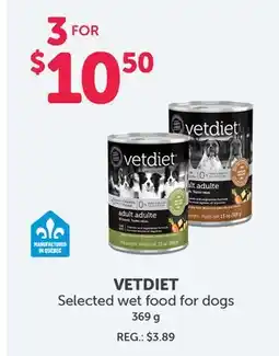 Mondou VETDIET Selected wet food for dogs offer